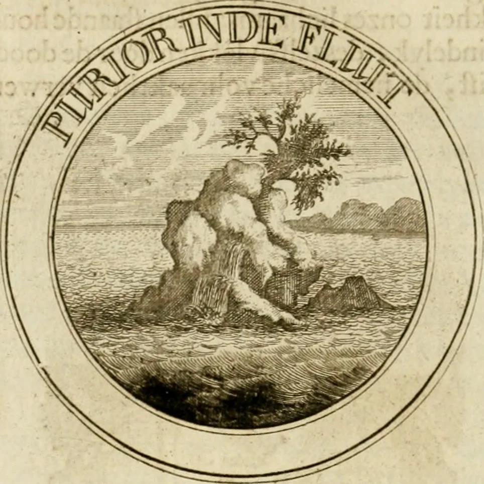 An illustration from Zederyke zinnebeelden : vertoont in konstplaten, door kragtige redeneeringen en maat-digten nutte van het menschelyke leven toegepast, 1713, leaf 215