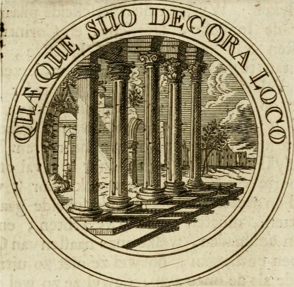 An illustration from Zederyke zinnebeelden : vertoont in konstplaten, door kragtige redeneeringen en maat-digten nutte van het menschelyke leven toegepast, 1713, leaf 234