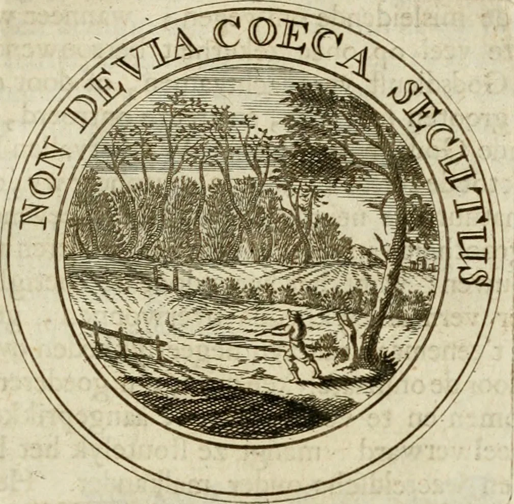 An illustration from Zederyke zinnebeelden : vertoont in konstplaten, door kragtige redeneeringen en maat-digten nutte van het menschelyke leven toegepast, 1713, leaf 246