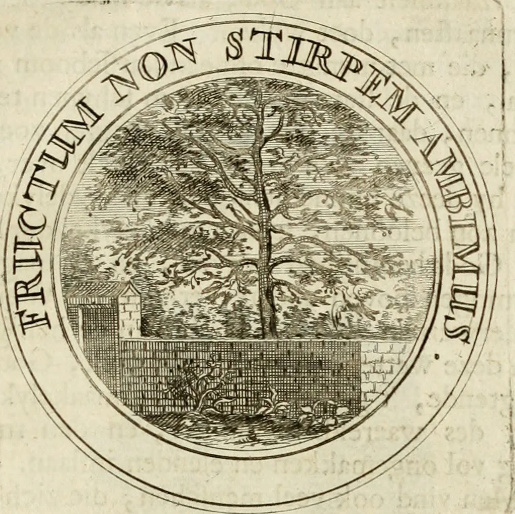 An illustration from Zederyke zinnebeelden : vertoont in konstplaten, door kragtige redeneeringen en maat-digten nutte van het menschelyke leven toegepast, 1713, leaf 254
