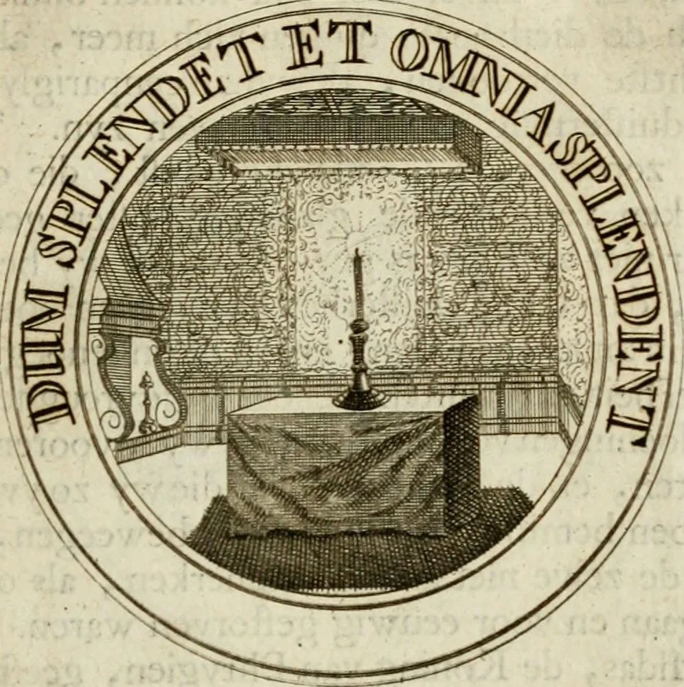 An illustration from Zederyke zinnebeelden : vertoont in konstplaten, door kragtige redeneeringen en maat-digten nutte van het menschelyke leven toegepast, 1713, leaf 32
