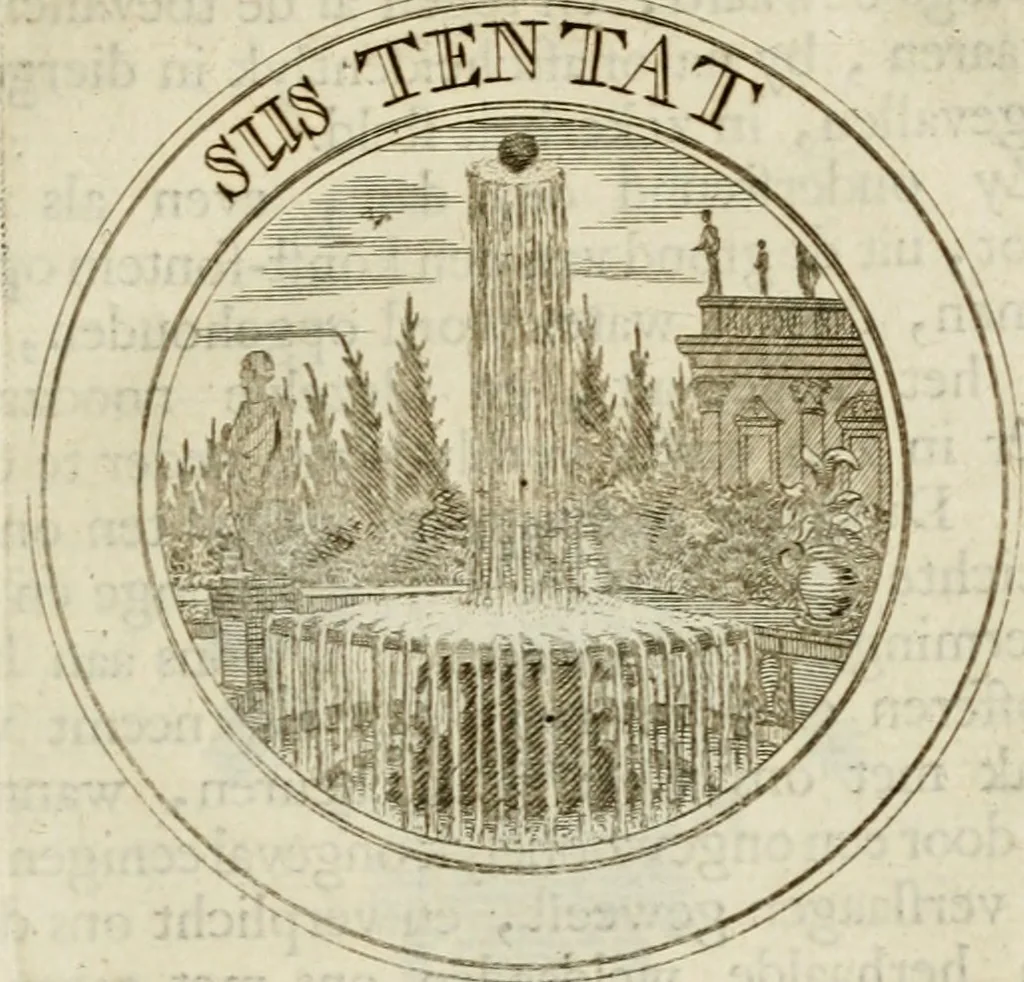 An illustration from Zederyke zinnebeelden : vertoont in konstplaten, door kragtige redeneeringen en maat-digten nutte van het menschelyke leven toegepast, 1713, leaf 36