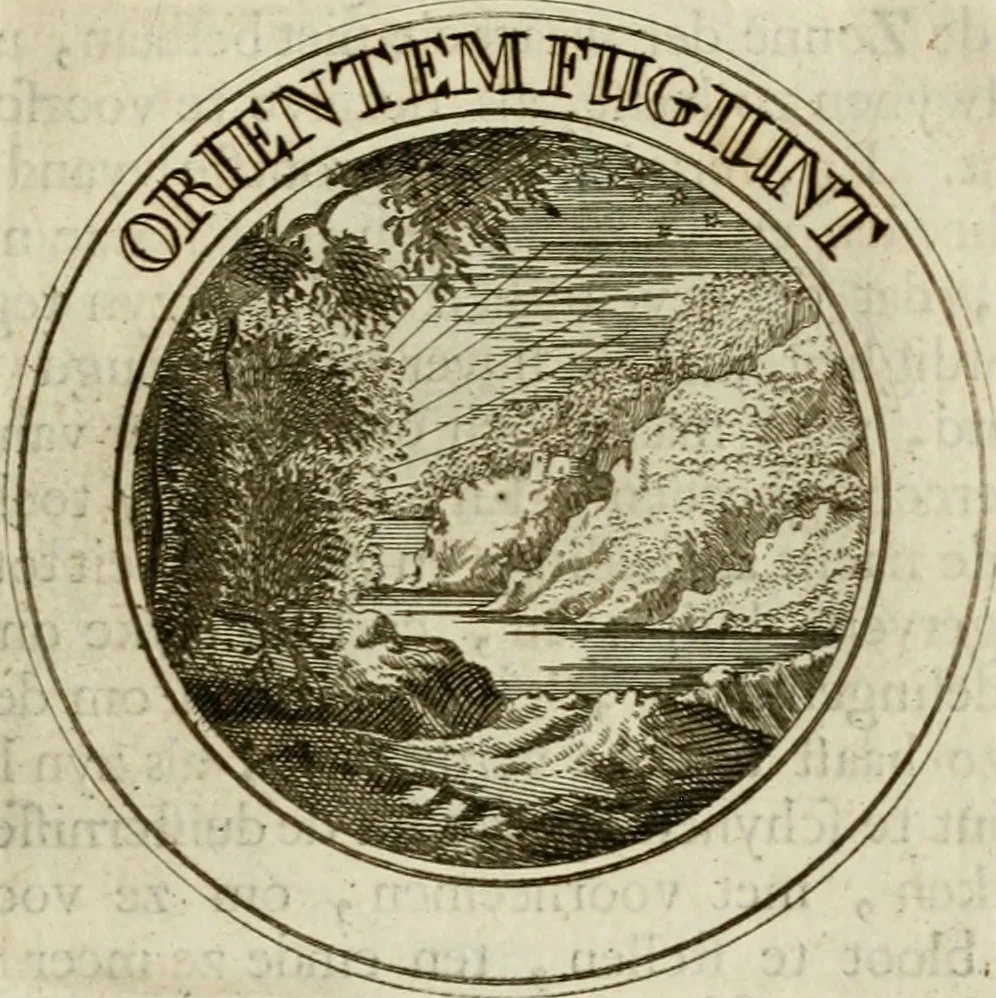 An illustration from Zederyke zinnebeelden : vertoont in konstplaten, door kragtige redeneeringen en maat-digten nutte van het menschelyke leven toegepast, 1713, leaf 42