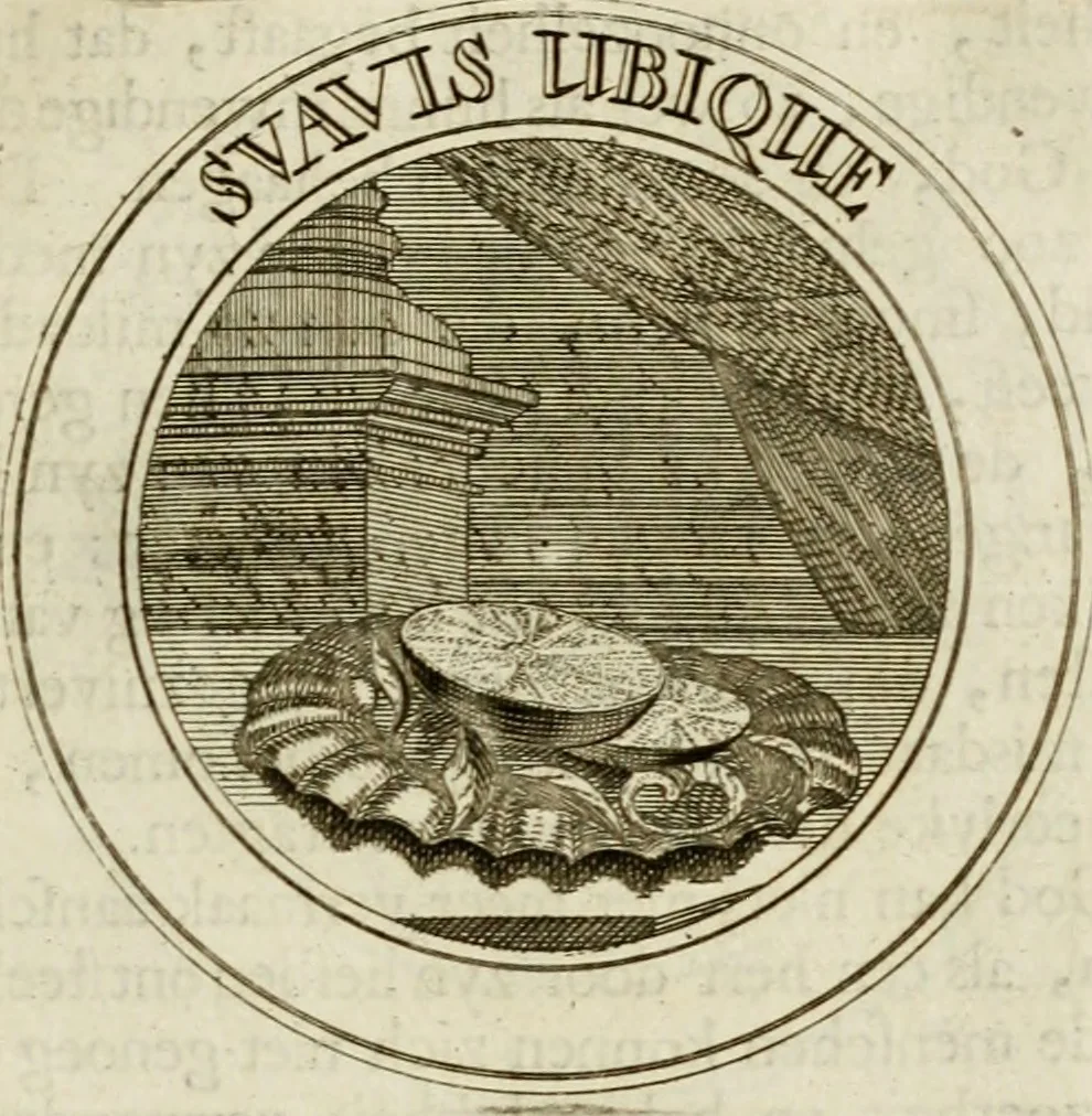 An illustration from Zederyke zinnebeelden : vertoont in konstplaten, door kragtige redeneeringen en maat-digten nutte van het menschelyke leven toegepast, 1713, leaf 52