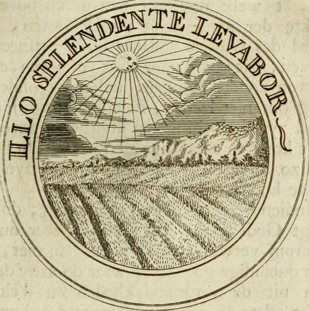 An illustration from Zederyke zinnebeelden : vertoont in konstplaten, door kragtige redeneeringen en maat-digten nutte van het menschelyke leven toegepast, 1713, leaf 54