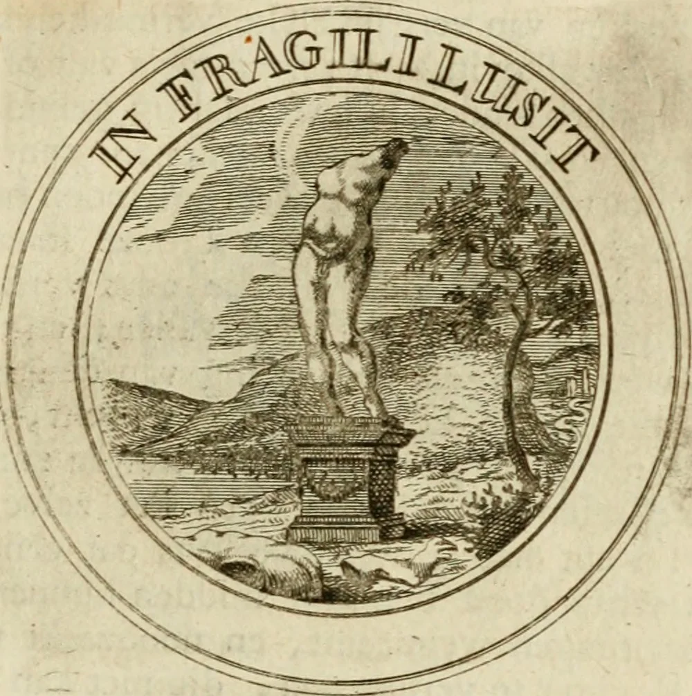 An illustration from Zederyke zinnebeelden : vertoont in konstplaten, door kragtige redeneeringen en maat-digten nutte van het menschelyke leven toegepast, 1713, leaf 66