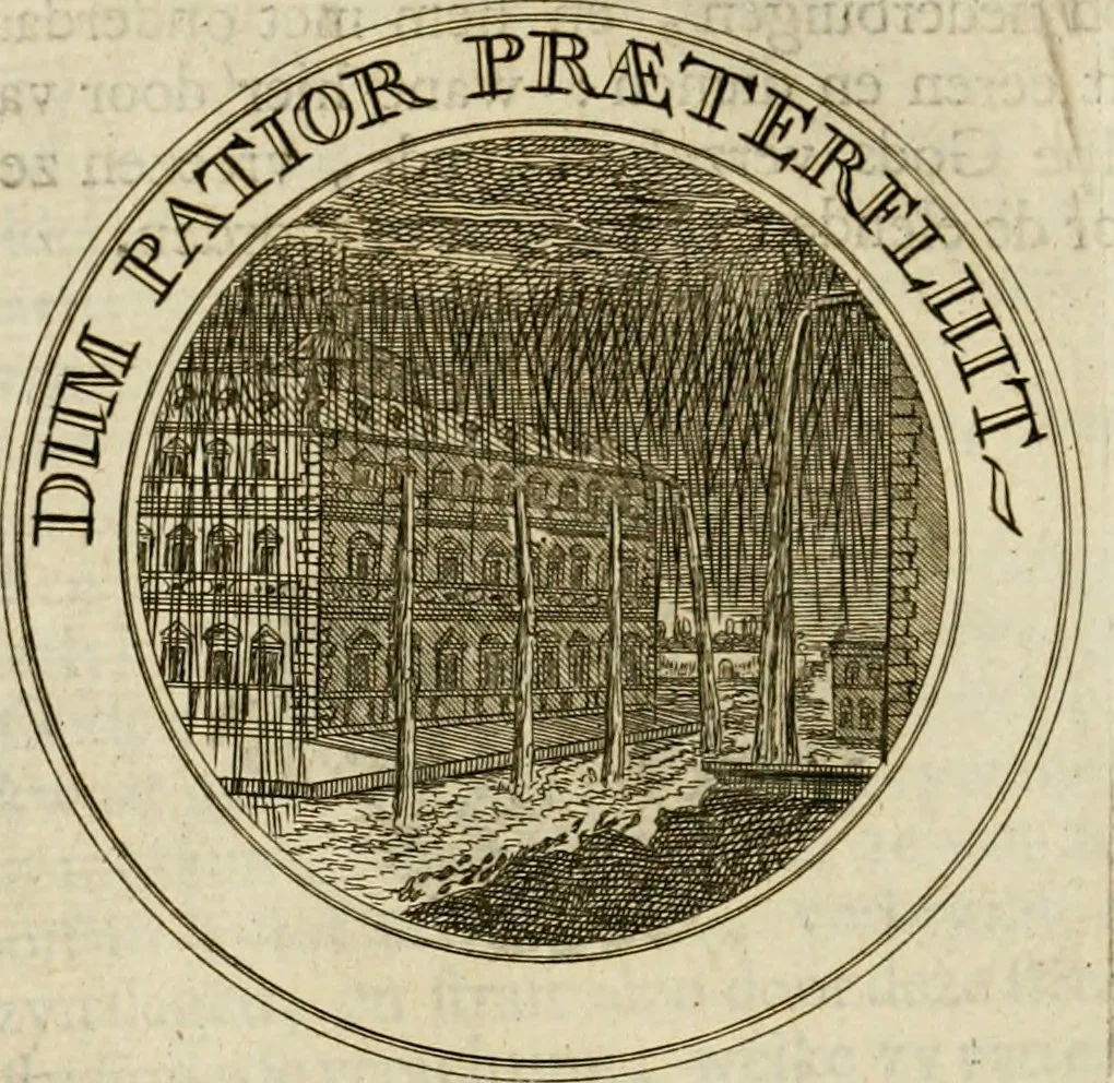 An illustration from Zederyke zinnebeelden : vertoont in konstplaten, door kragtige redeneeringen en maat-digten nutte van het menschelyke leven toegepast, 1713, leaf 95