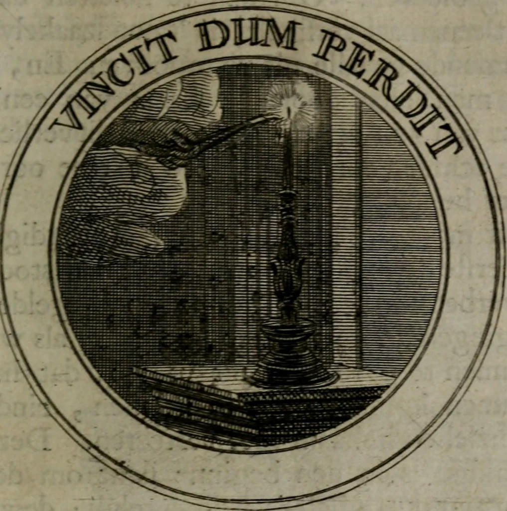 An illustration from Zederyke zinnebeelden in hondert kunstplaten vertoont, 1717, leaf 106