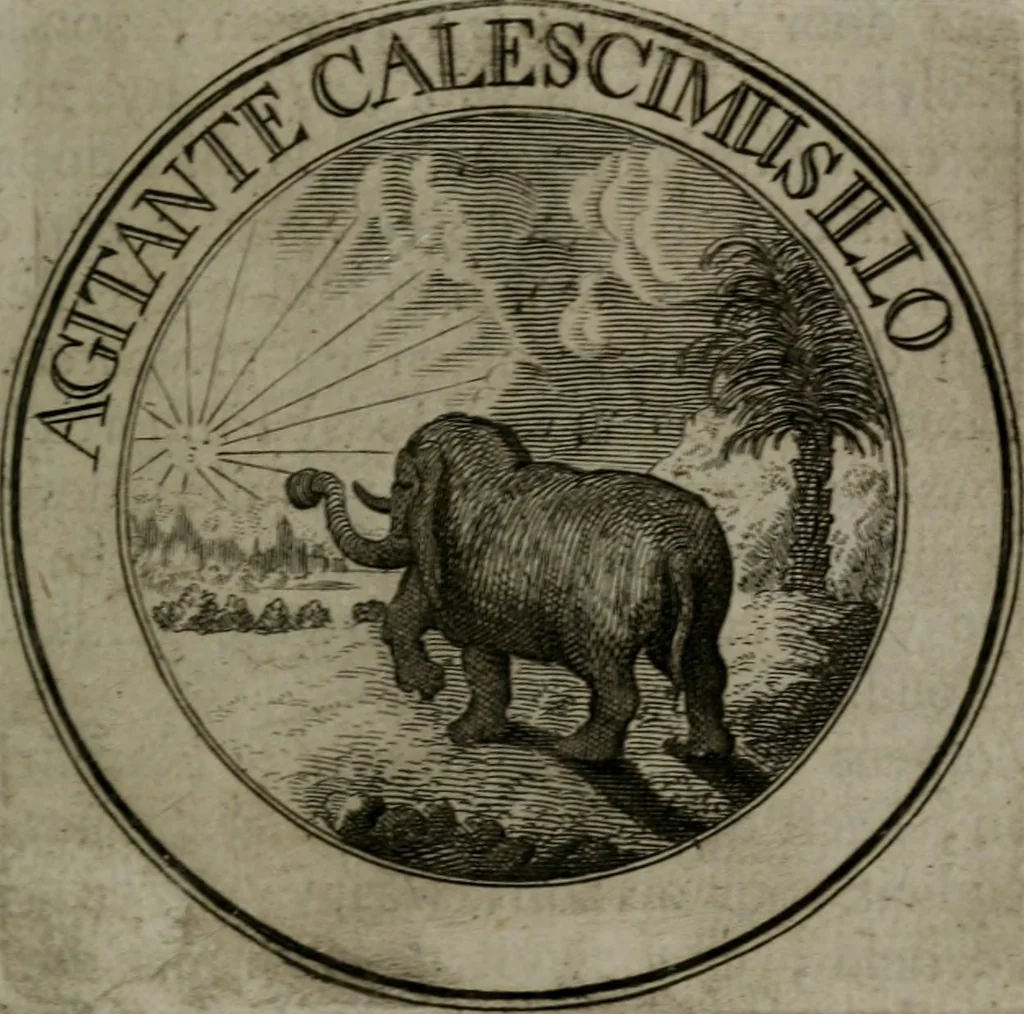 An illustration from Zederyke zinnebeelden in hondert kunstplaten vertoont, 1717, leaf 124