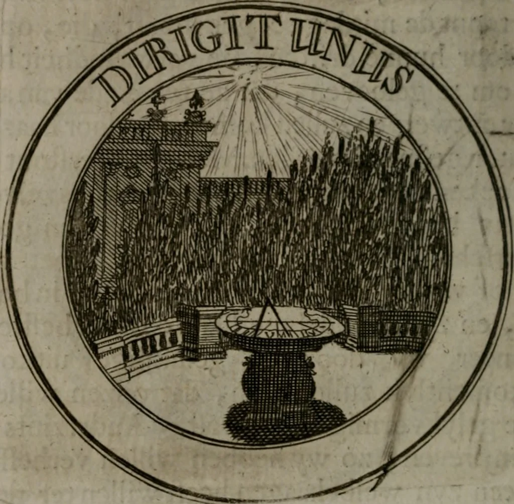An illustration from Zederyke zinnebeelden in hondert kunstplaten vertoont, 1717, leaf 133