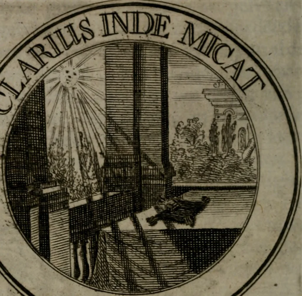 An illustration from Zederyke zinnebeelden in hondert kunstplaten vertoont, 1717, leaf 141