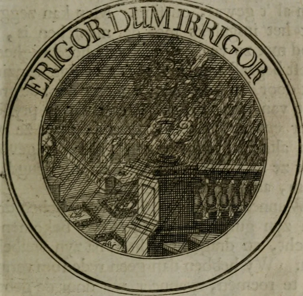 An illustration from Zederyke zinnebeelden in hondert kunstplaten vertoont, 1717, leaf 146