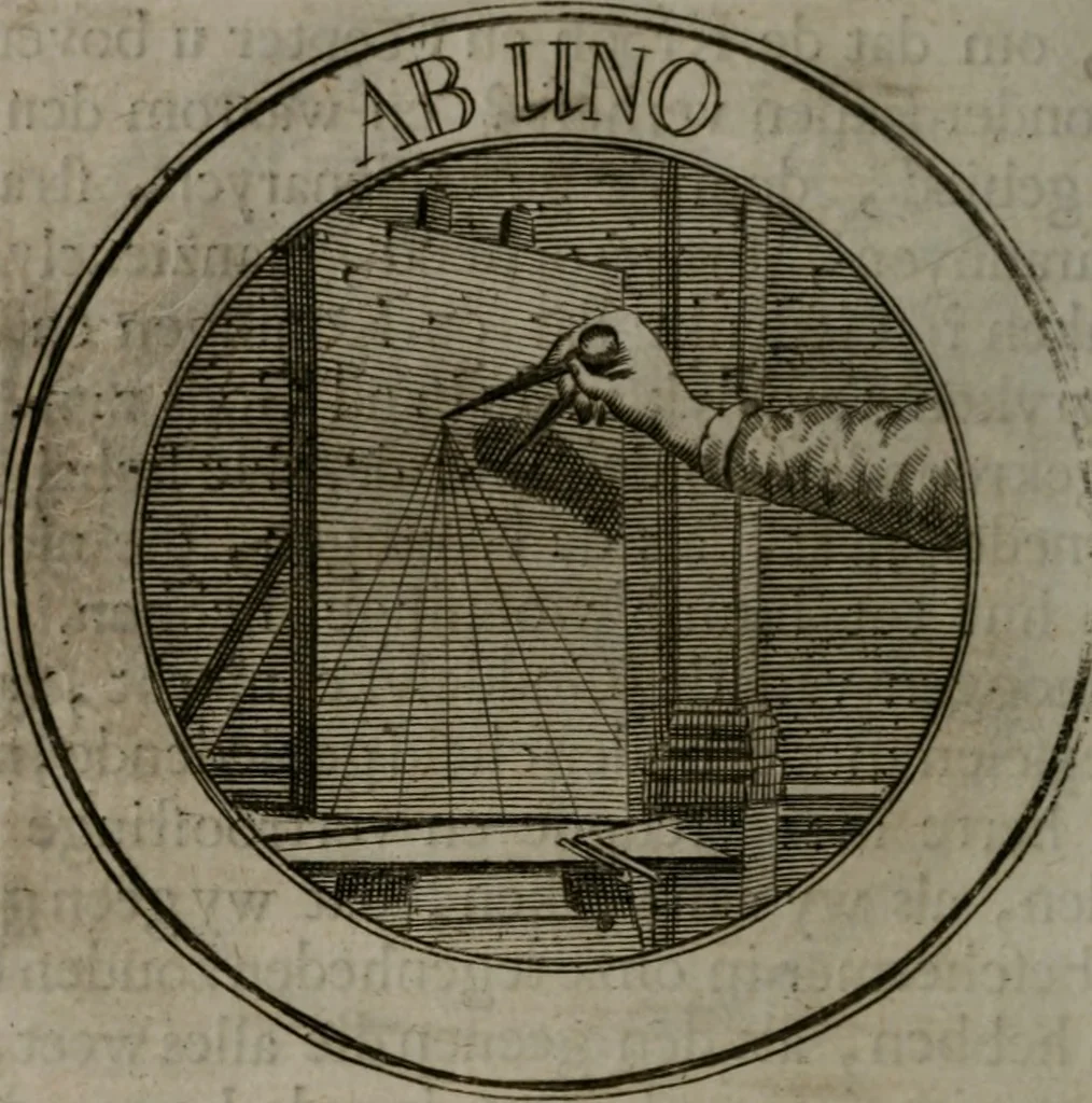 An illustration from Zederyke zinnebeelden in hondert kunstplaten vertoont, 1717, leaf 159