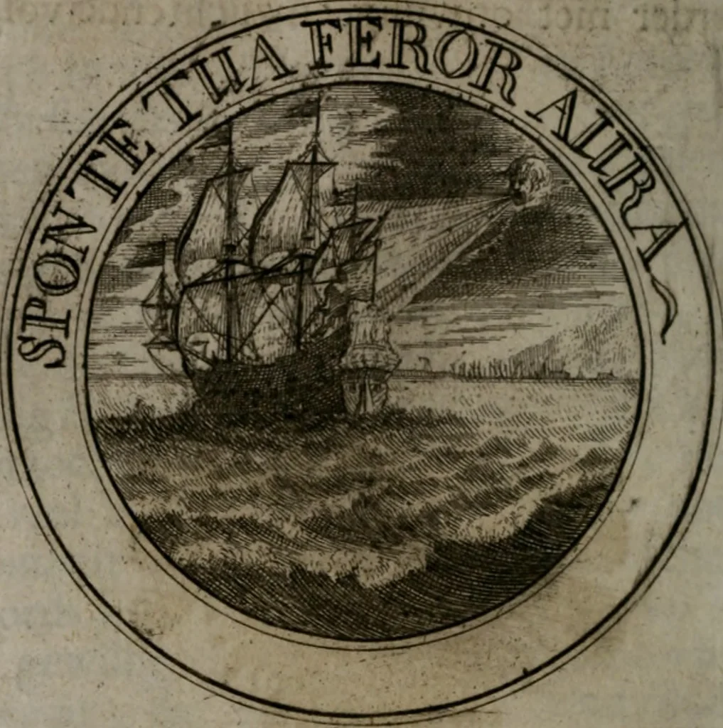 An illustration from Zederyke zinnebeelden in hondert kunstplaten vertoont, 1717, leaf 185