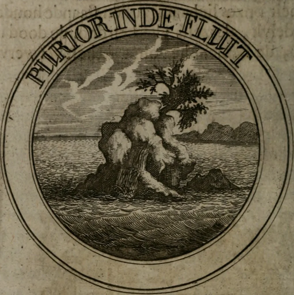 An illustration from Zederyke zinnebeelden in hondert kunstplaten vertoont, 1717, leaf 221