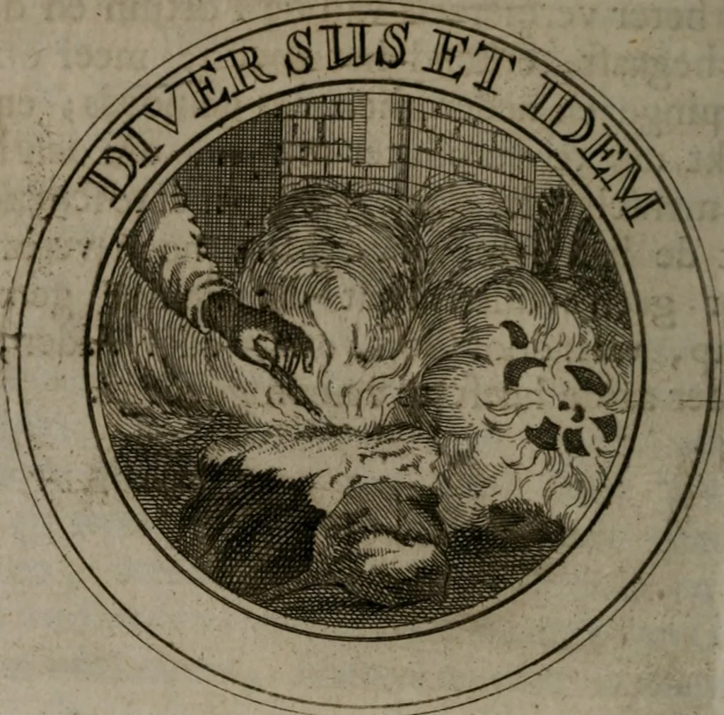 An illustration from Zederyke zinnebeelden in hondert kunstplaten vertoont, 1717, leaf 243