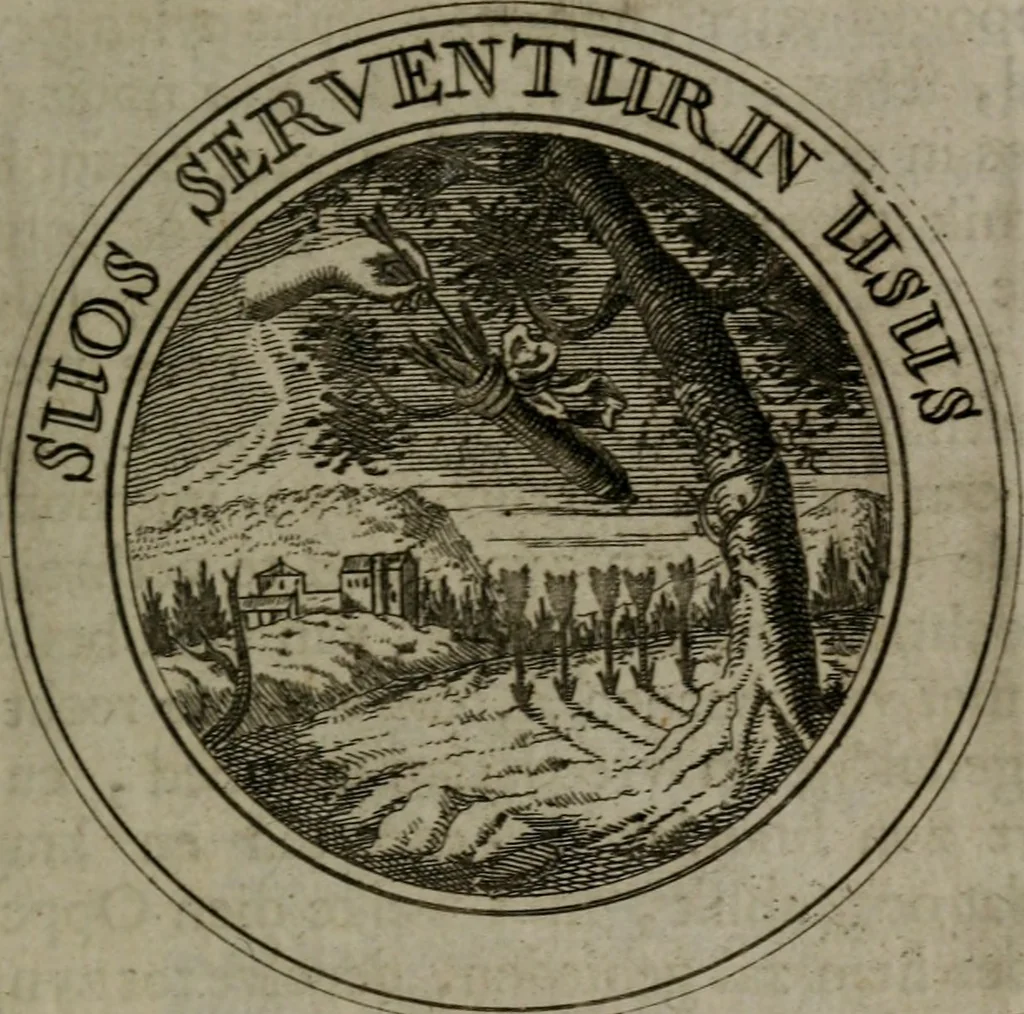 An illustration from Zederyke zinnebeelden in hondert kunstplaten vertoont, 1717, leaf 246