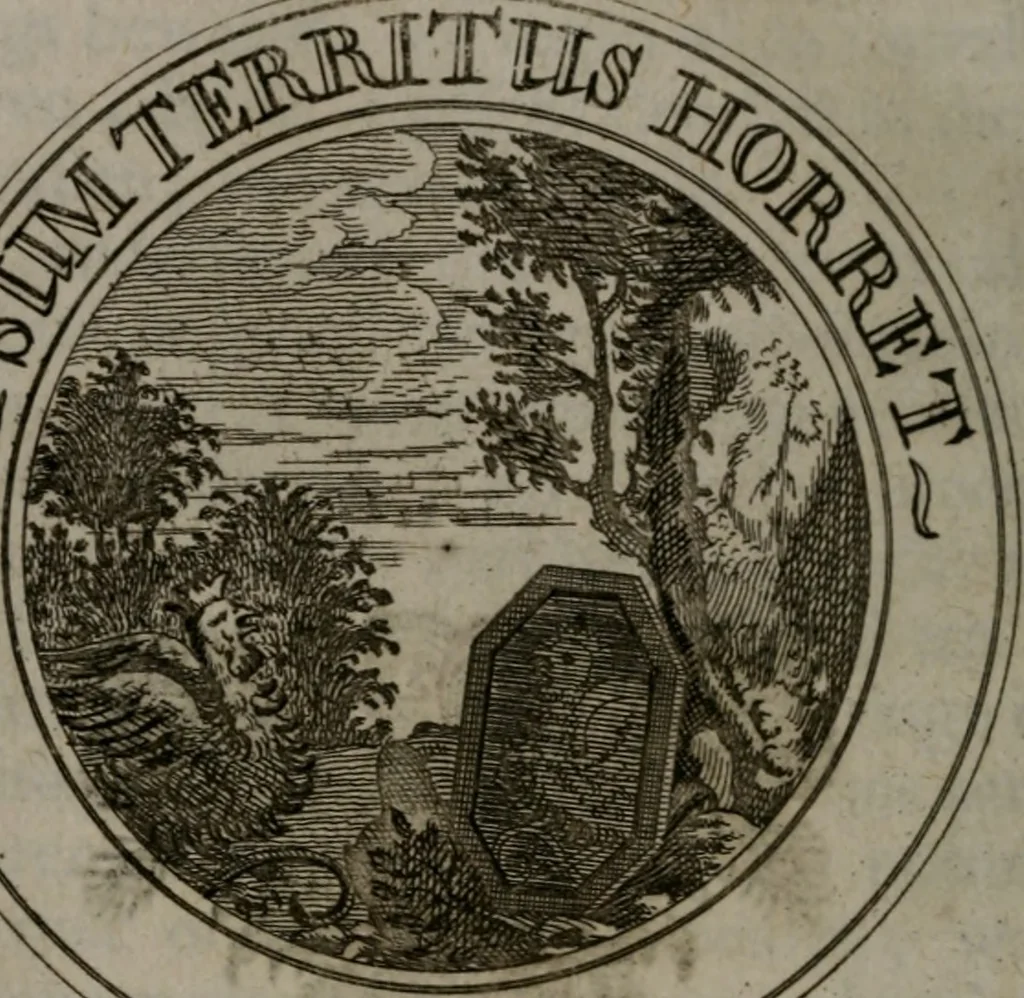An illustration from Zederyke zinnebeelden in hondert kunstplaten vertoont, 1717, leaf 45