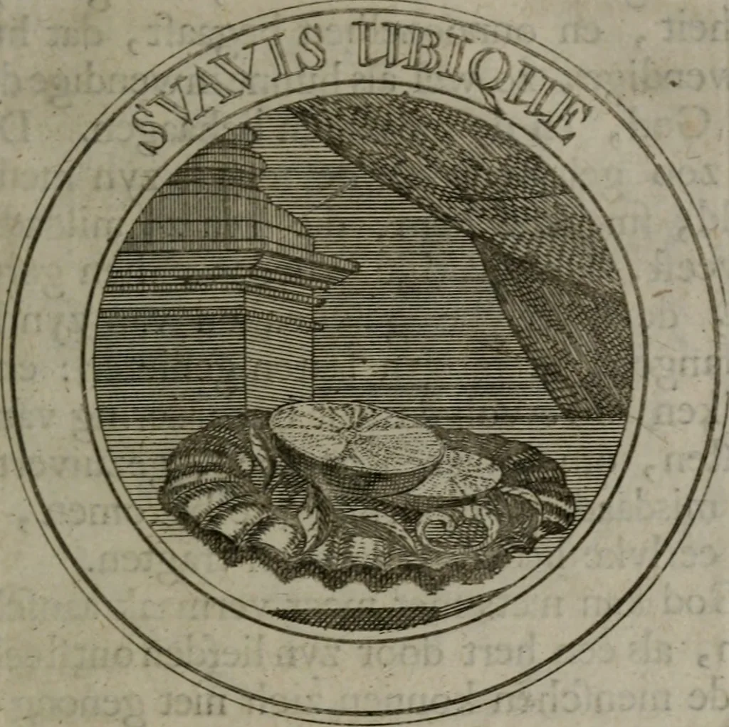 An illustration from Zederyke zinnebeelden in hondert kunstplaten vertoont, 1717, leaf 58
