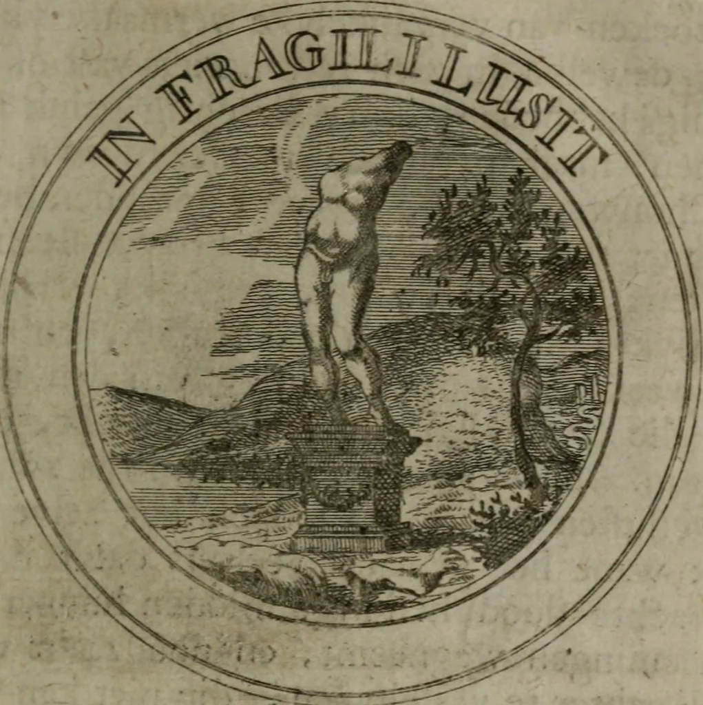 An illustration from Zederyke zinnebeelden in hondert kunstplaten vertoont, 1717, leaf 72