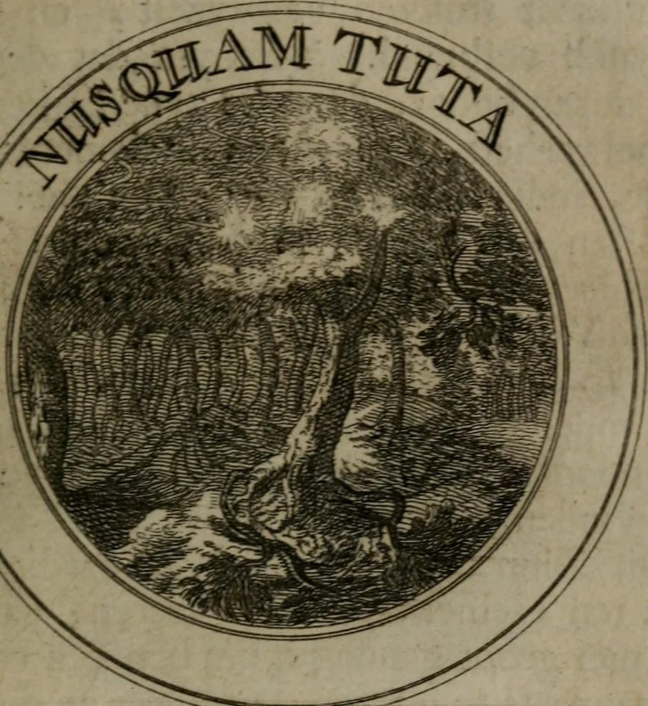 An illustration from Zederyke zinnebeelden in hondert kunstplaten vertoont, 1717, leaf 92