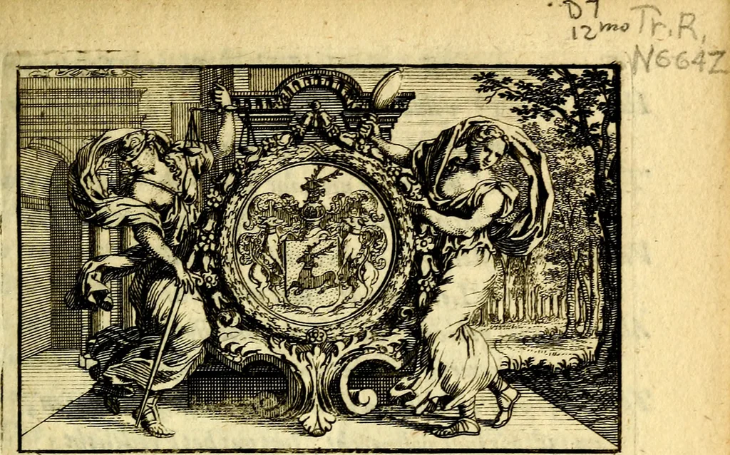 An illustration from Zederyke zinnebeelden der tonge, 1716, leaf 12