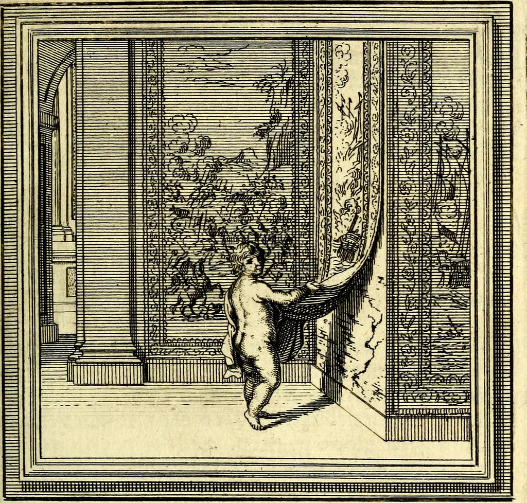 An illustration from Zederyke zinnebeelden der tonge, 1716, leaf 130
