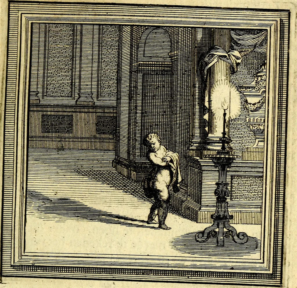 An illustration from Zederyke zinnebeelden der tonge, 1716, leaf 138