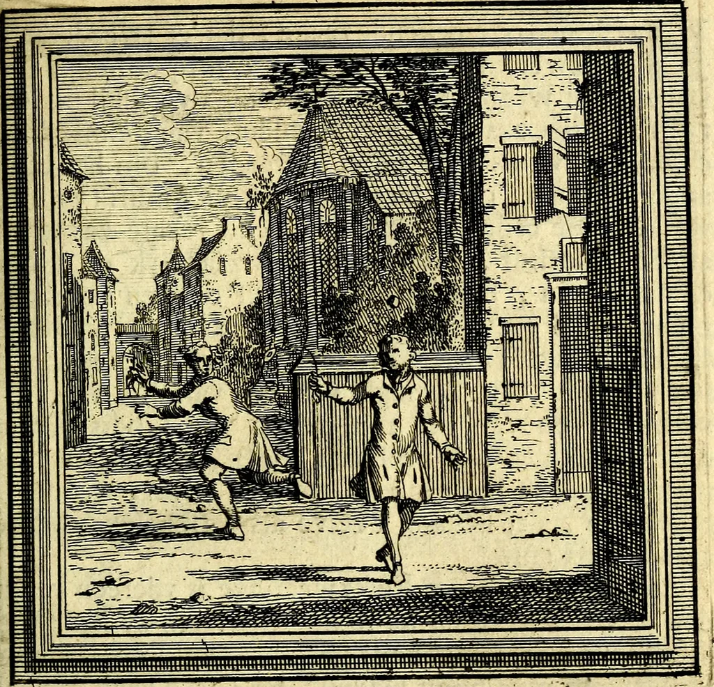 An illustration from Zederyke zinnebeelden der tonge, 1716, leaf 176