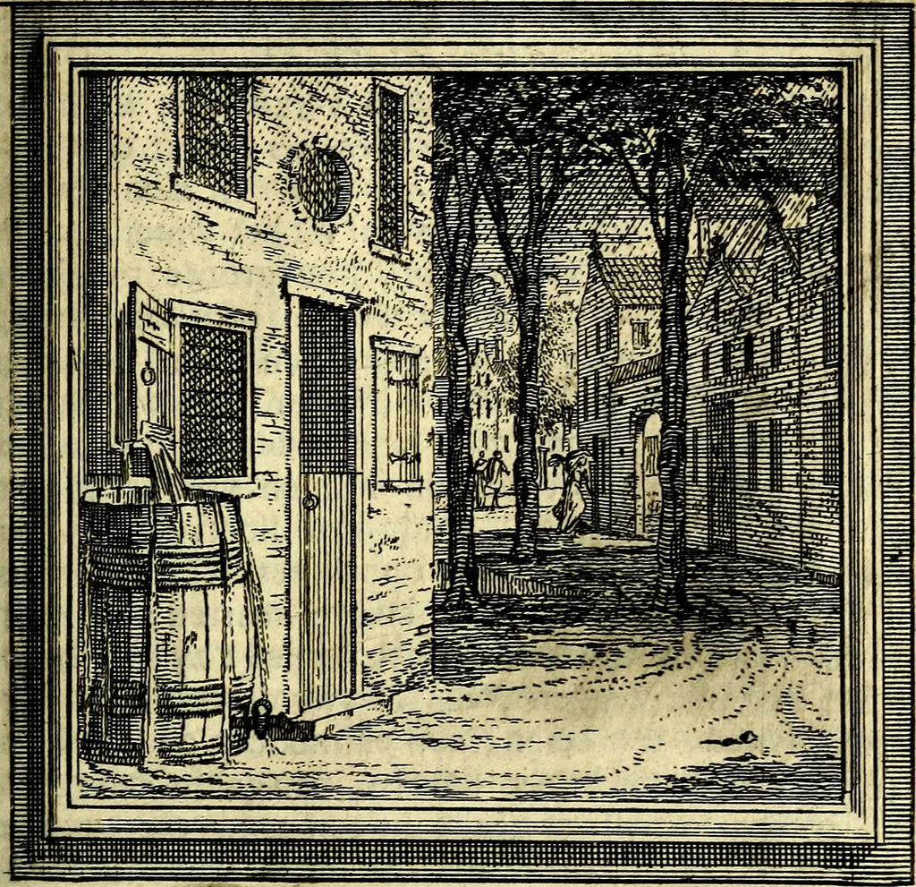 An illustration from Zederyke zinnebeelden der tonge, 1716, leaf 192