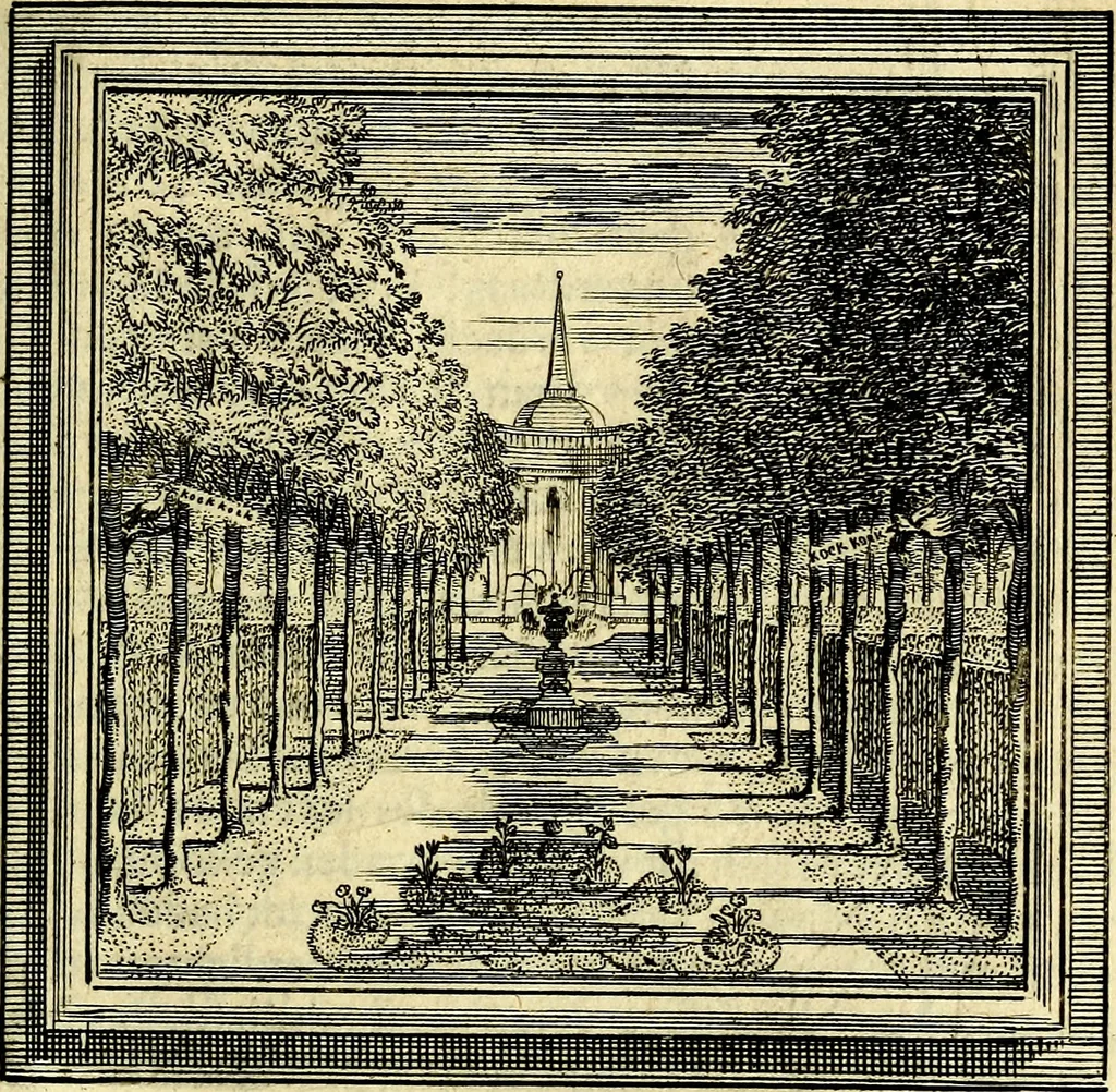 An illustration from Zederyke zinnebeelden der tonge, 1716, leaf 208