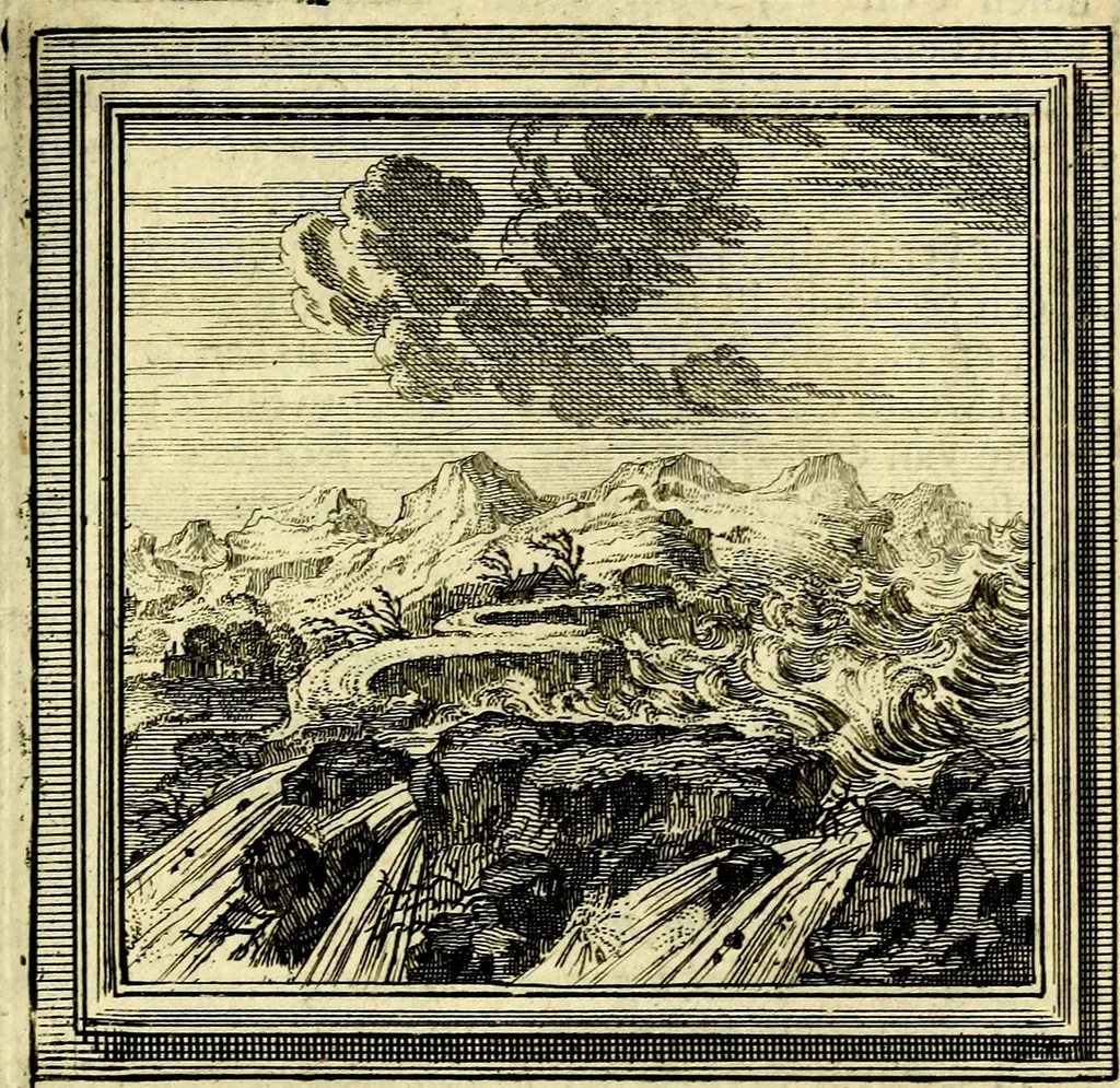 An illustration from Zederyke zinnebeelden der tonge, 1716, leaf 224
