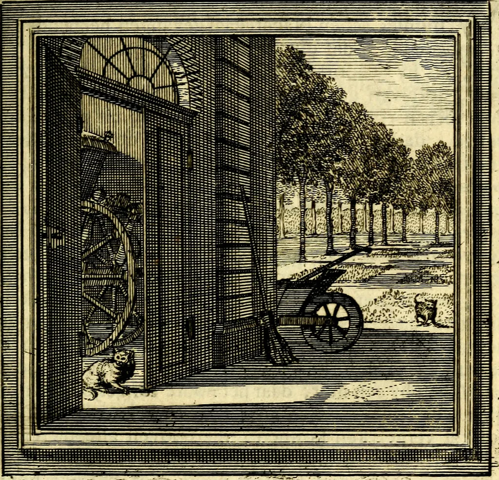 An illustration from Zederyke zinnebeelden der tonge, 1716, leaf 244
