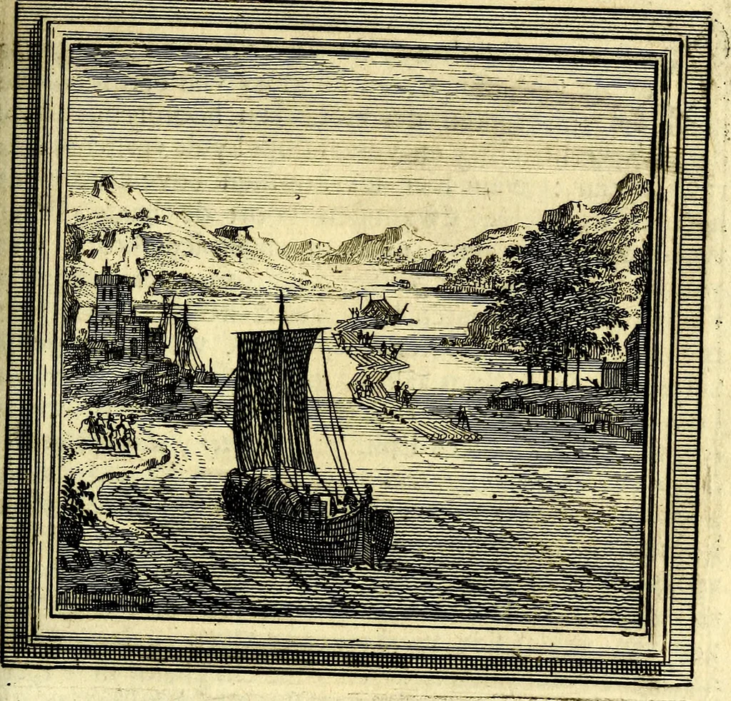 An illustration from Zederyke zinnebeelden der tonge, 1716, leaf 292