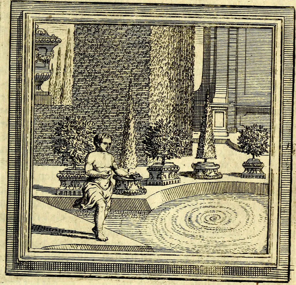 An illustration from Zederyke zinnebeelden der tonge, 1716, leaf 314