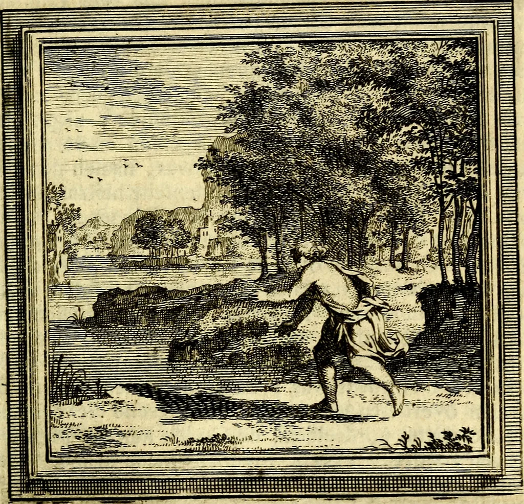 An illustration from Zederyke zinnebeelden der tonge, 1716, leaf 336