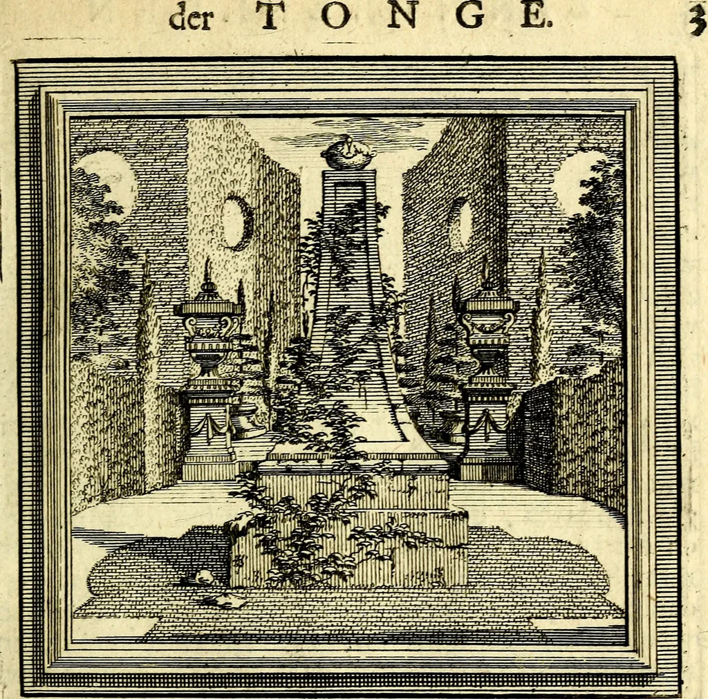 An illustration from Zederyke zinnebeelden der tonge, 1716, leaf 40