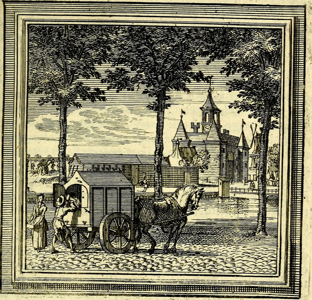 An illustration from Zederyke zinnebeelden der tonge, 1716, leaf 74