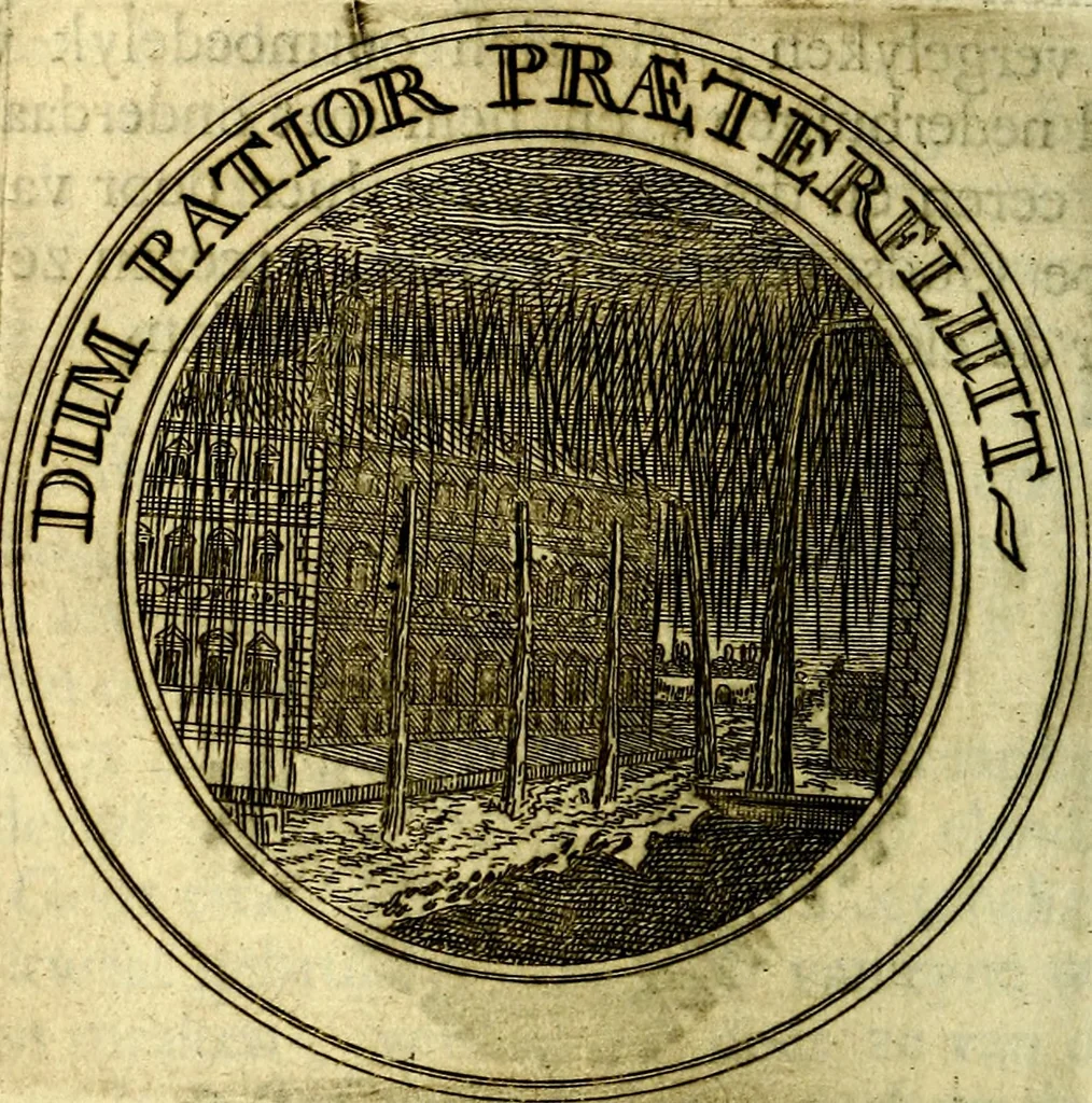 An illustration from Zederyke zinnebeelden, vertoont in konstplaten, door kragtige redeneeringen en maat-digt ten nutte van het menschelyke leven toegepast, 1713, leaf 101