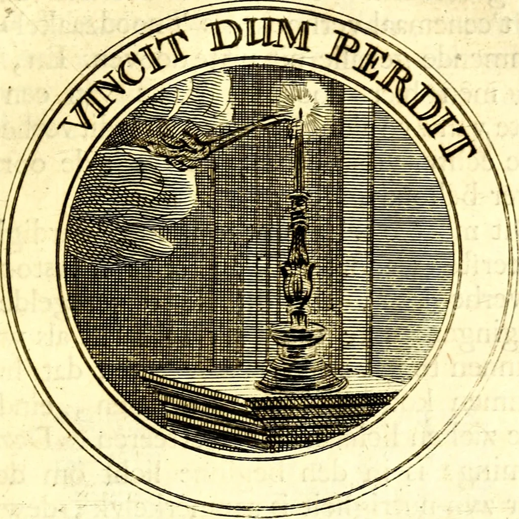 An illustration from Zederyke zinnebeelden, vertoont in konstplaten, door kragtige redeneeringen en maat-digt ten nutte van het menschelyke leven toegepast, 1713, leaf 106