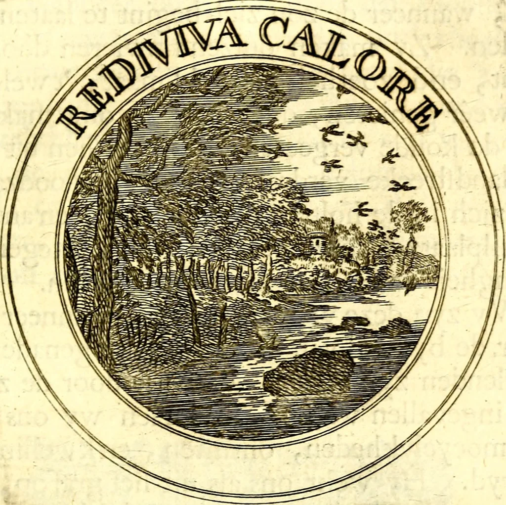An illustration from Zederyke zinnebeelden, vertoont in konstplaten, door kragtige redeneeringen en maat-digt ten nutte van het menschelyke leven toegepast, 1713, leaf 126
