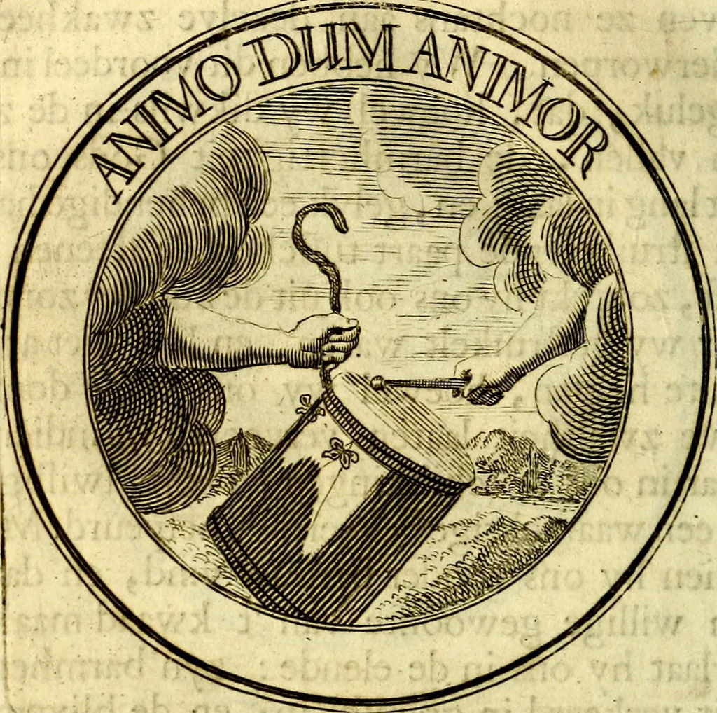 An illustration from Zederyke zinnebeelden, vertoont in konstplaten, door kragtige redeneeringen en maat-digt ten nutte van het menschelyke leven toegepast, 1713, leaf 131