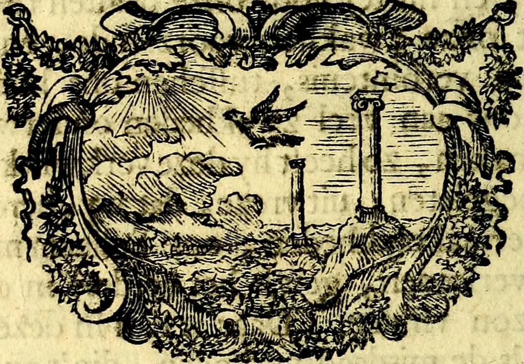 An illustration from Zederyke zinnebeelden, vertoont in konstplaten, door kragtige redeneeringen en maat-digt ten nutte van het menschelyke leven toegepast, 1713, leaf 145