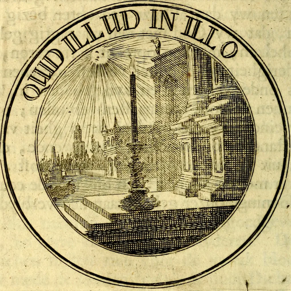 An illustration from Zederyke zinnebeelden, vertoont in konstplaten, door kragtige redeneeringen en maat-digt ten nutte van het menschelyke leven toegepast, 1713, leaf 155
