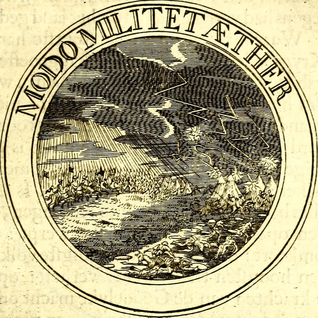 An illustration from Zederyke zinnebeelden, vertoont in konstplaten, door kragtige redeneeringen en maat-digt ten nutte van het menschelyke leven toegepast, 1713, leaf 164
