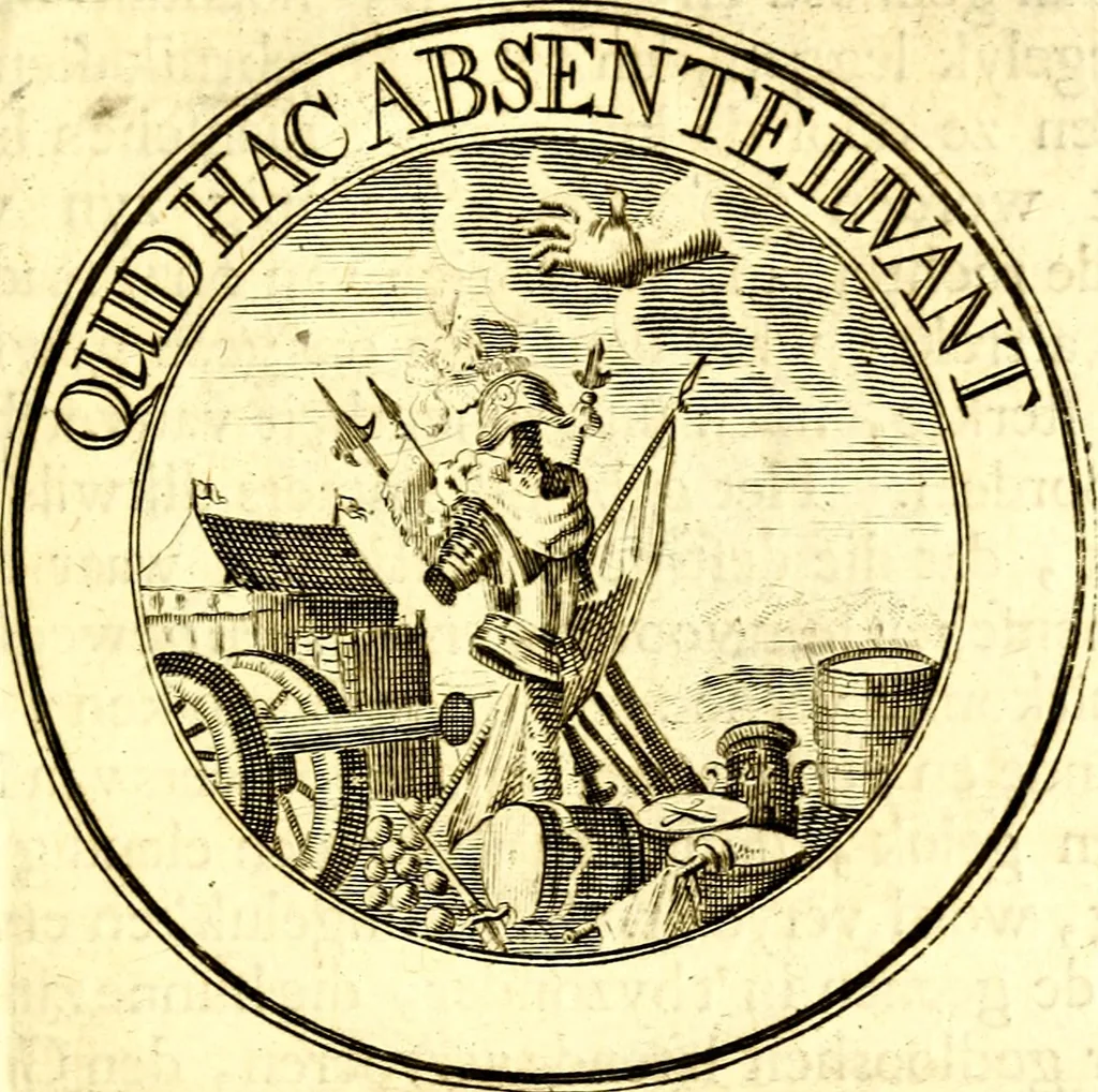 An illustration from Zederyke zinnebeelden, vertoont in konstplaten, door kragtige redeneeringen en maat-digt ten nutte van het menschelyke leven toegepast, 1713, leaf 166