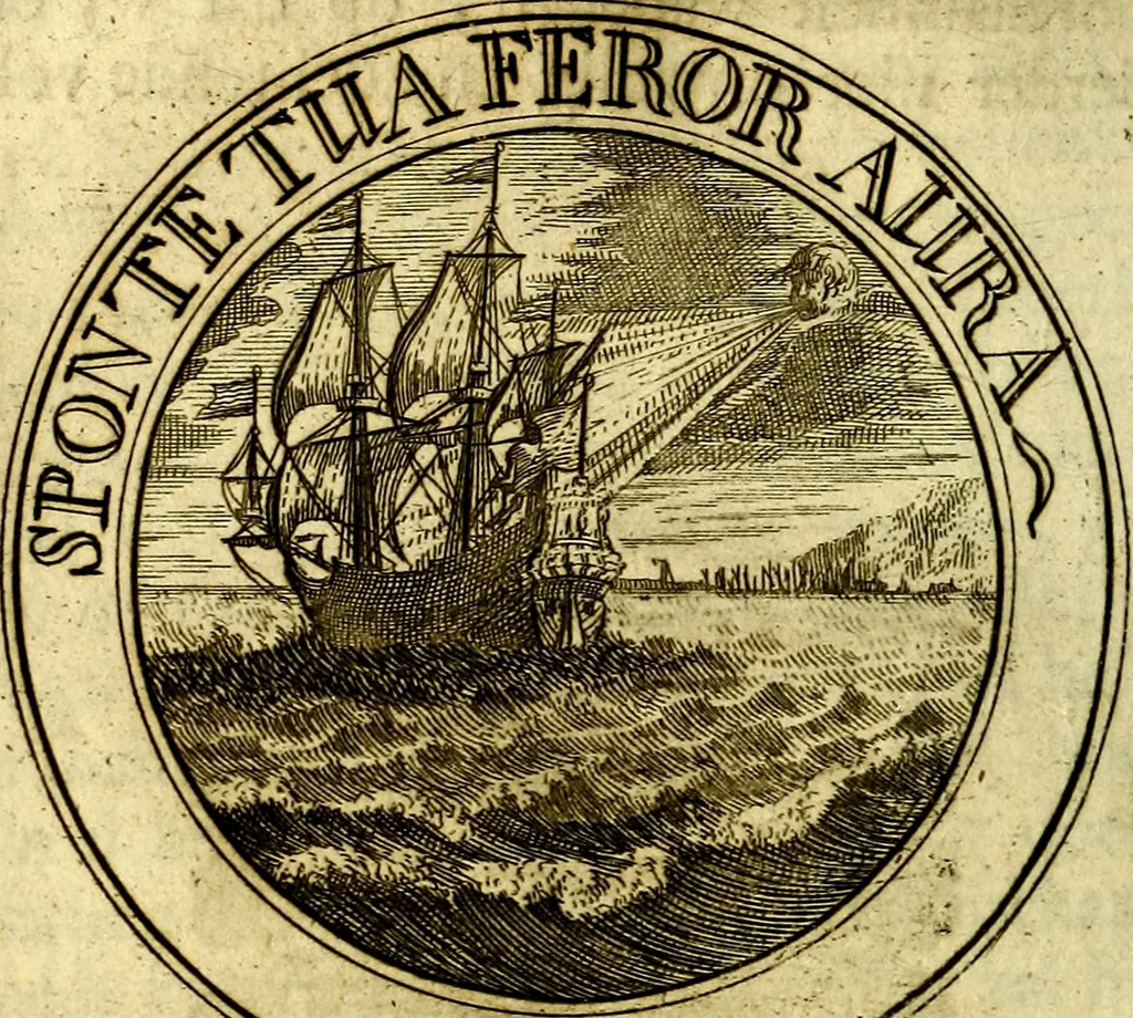 An illustration from Zederyke zinnebeelden, vertoont in konstplaten, door kragtige redeneeringen en maat-digt ten nutte van het menschelyke leven toegepast, 1713, leaf 185