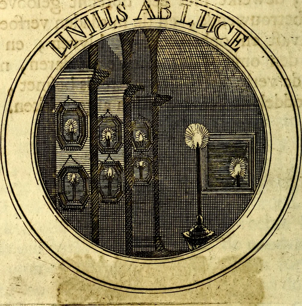An illustration from Zederyke zinnebeelden, vertoont in konstplaten, door kragtige redeneeringen en maat-digt ten nutte van het menschelyke leven toegepast, 1713, leaf 197