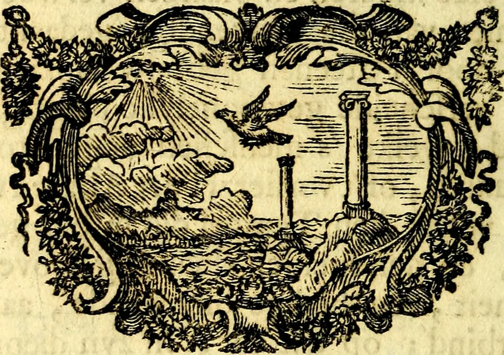 An illustration from Zederyke zinnebeelden, vertoont in konstplaten, door kragtige redeneeringen en maat-digt ten nutte van het menschelyke leven toegepast, 1713, leaf 211