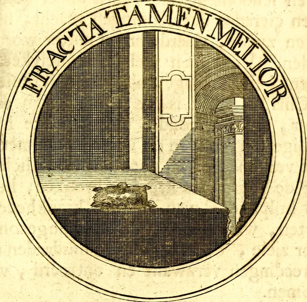 An illustration from Zederyke zinnebeelden, vertoont in konstplaten, door kragtige redeneeringen en maat-digt ten nutte van het menschelyke leven toegepast, 1713, leaf 224